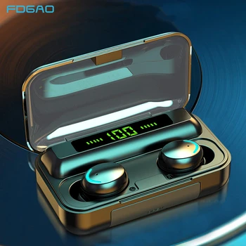 FDGAO Juhtmeta Kõrvaklapid Sport Veekindel TWS Bluetooth-Kõrvaklapid Touch Control Traadita Kõrvaklapid Earbuds Mikrofoniga